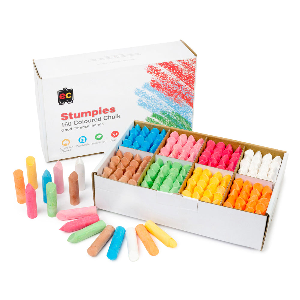Stumpies Classroom Chalk 160pk