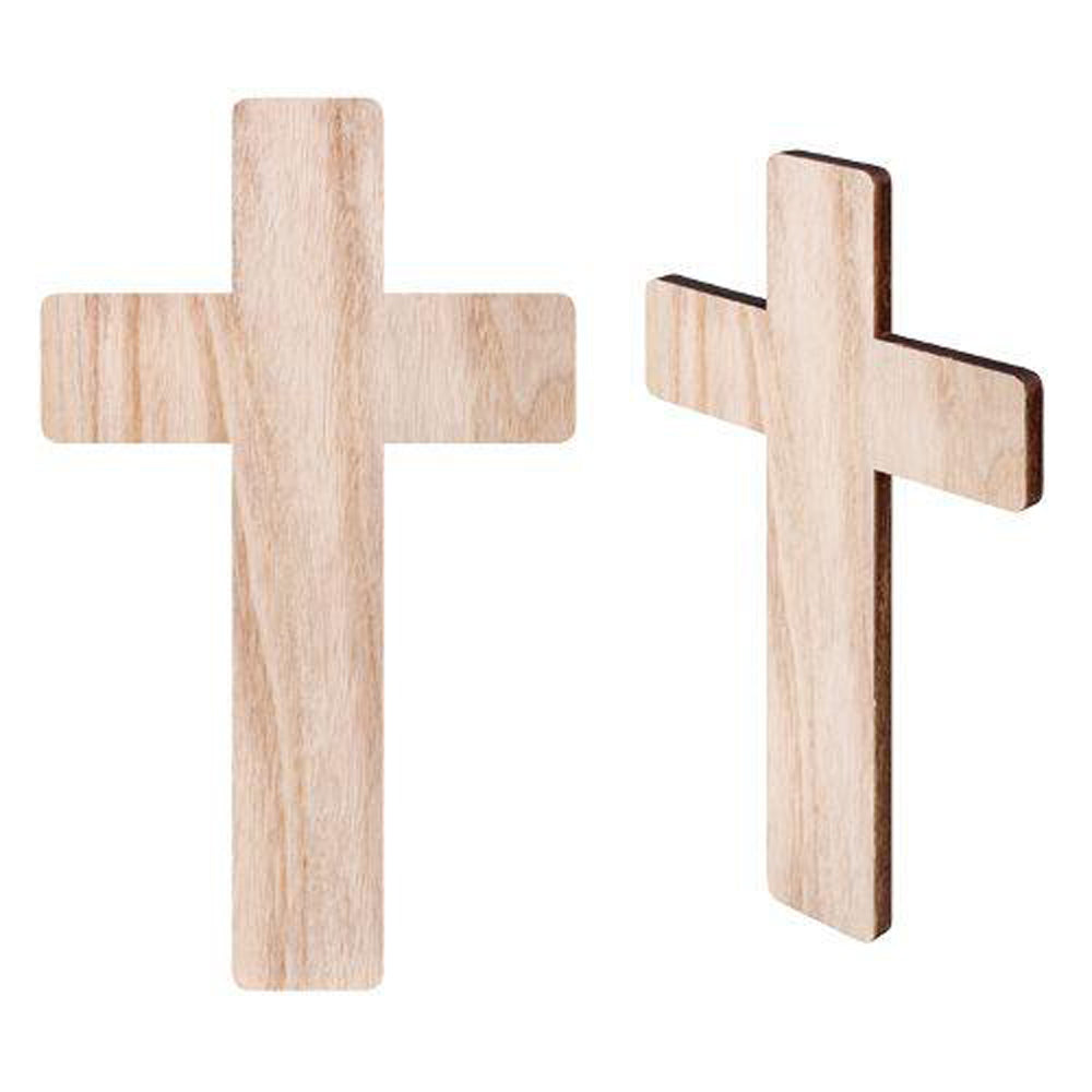 Creative School Supply Wooden Cross 5pk