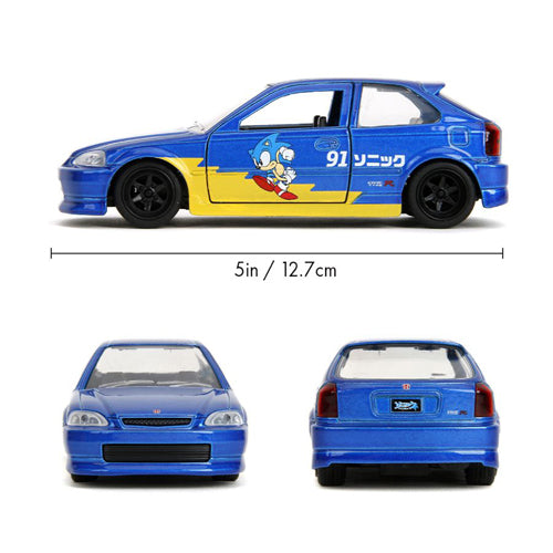 Sonic The Hedgehog 1:32 Honda Civic Type-R Diecast Vehicle