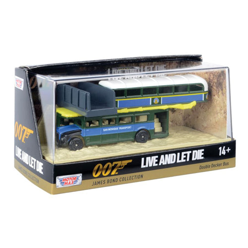 James Bond Live & Let Die Double Decker Bus 3" Diorama Set