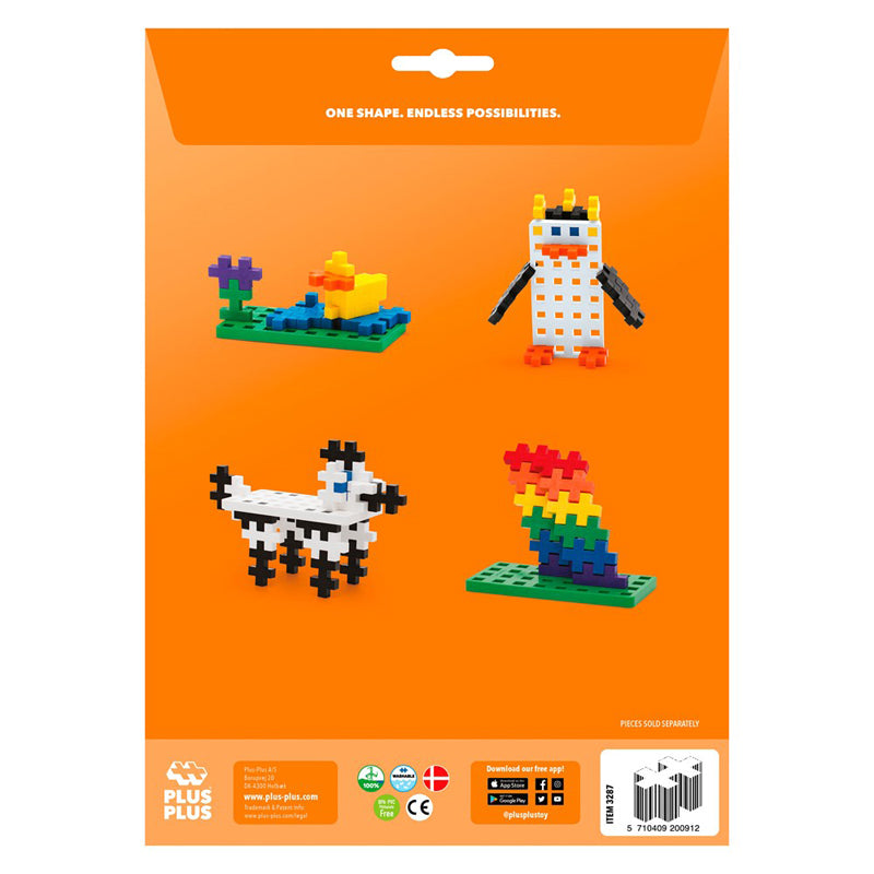 Plus-Plus BIG Baseplate (White & Green)