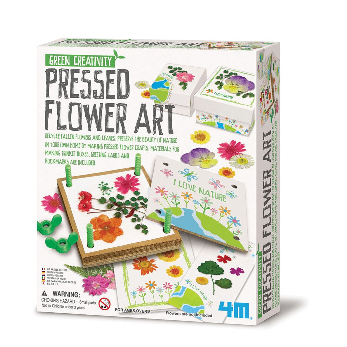 4M Green Science Pressed Flower Art Kit