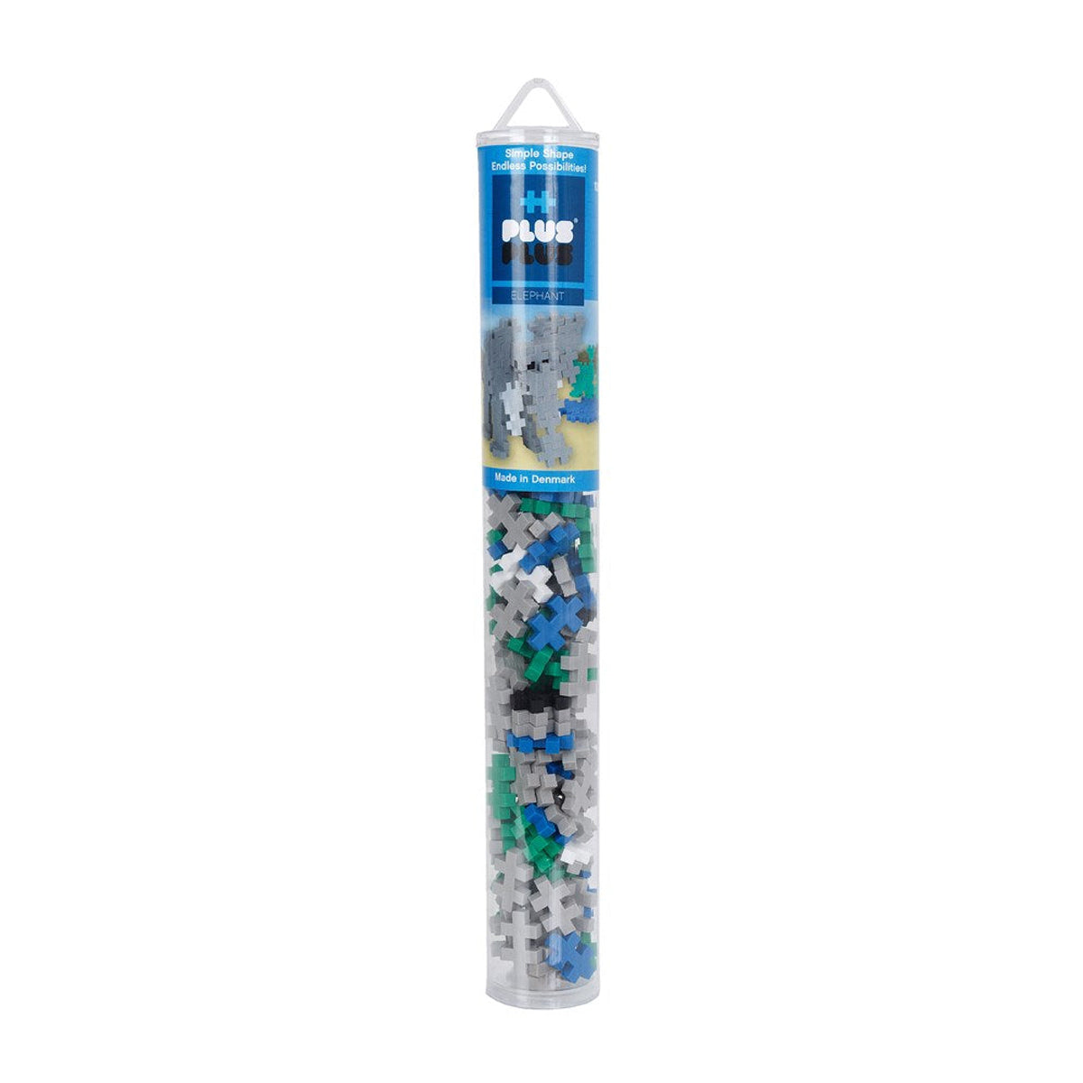 Plus-Plus Elephant Building Blocks Tube 100pcs