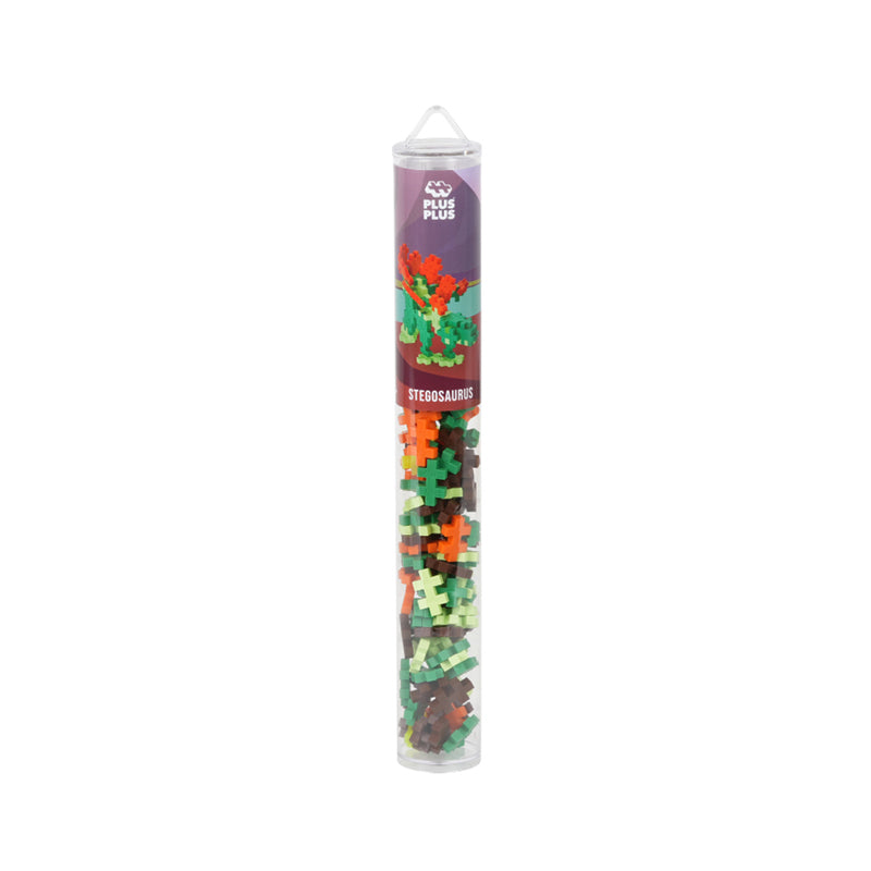 Plus-Plus Stegosaurus Building Blocks Tube 100pcs