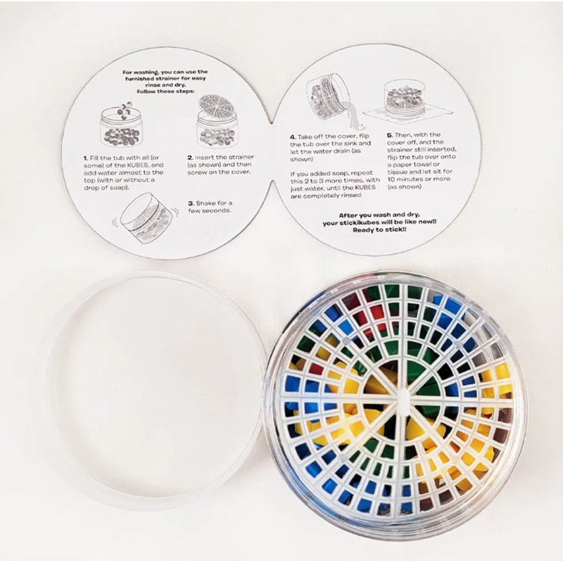 Stickikubes Original Tub 125pc