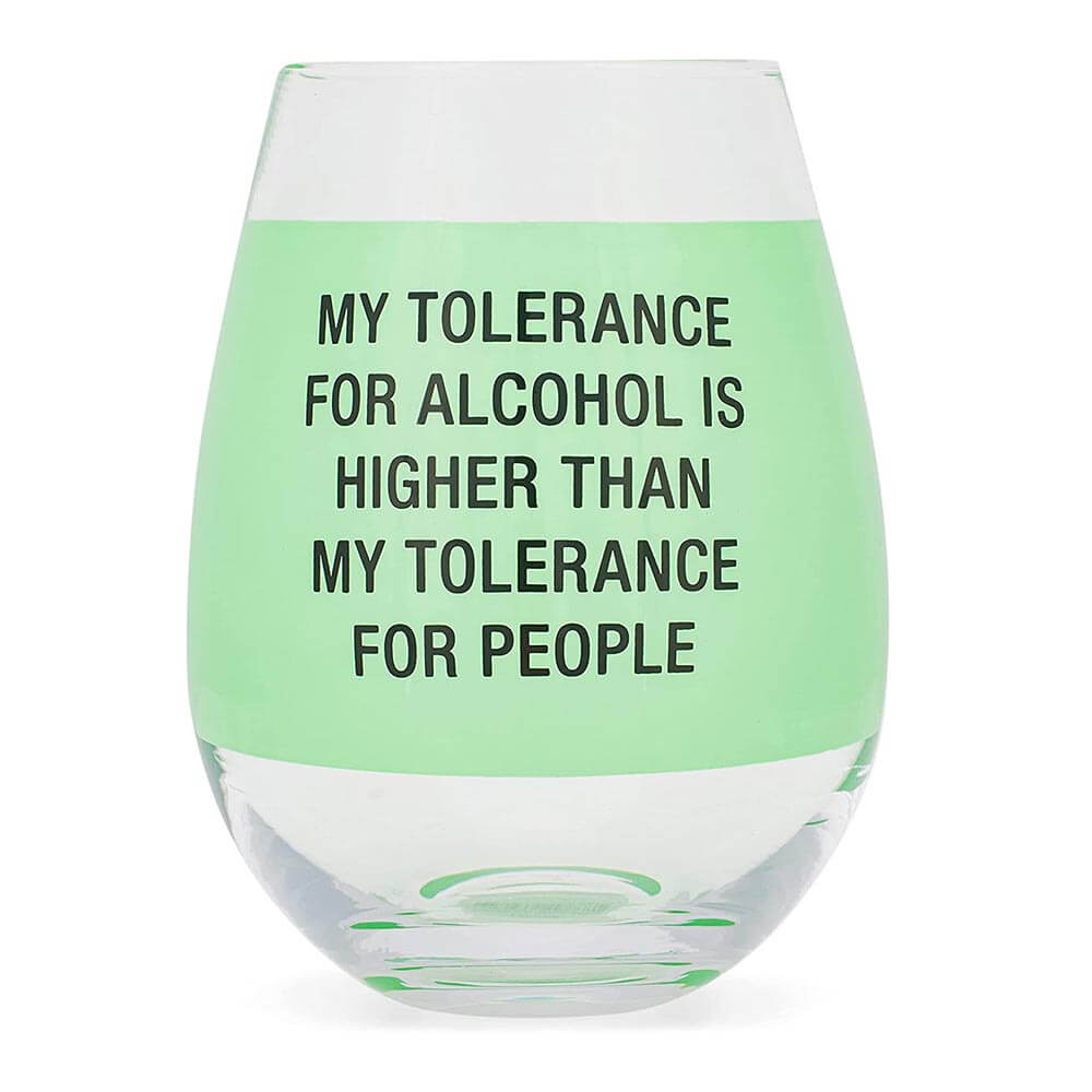 Say What Weinglas, extra groß