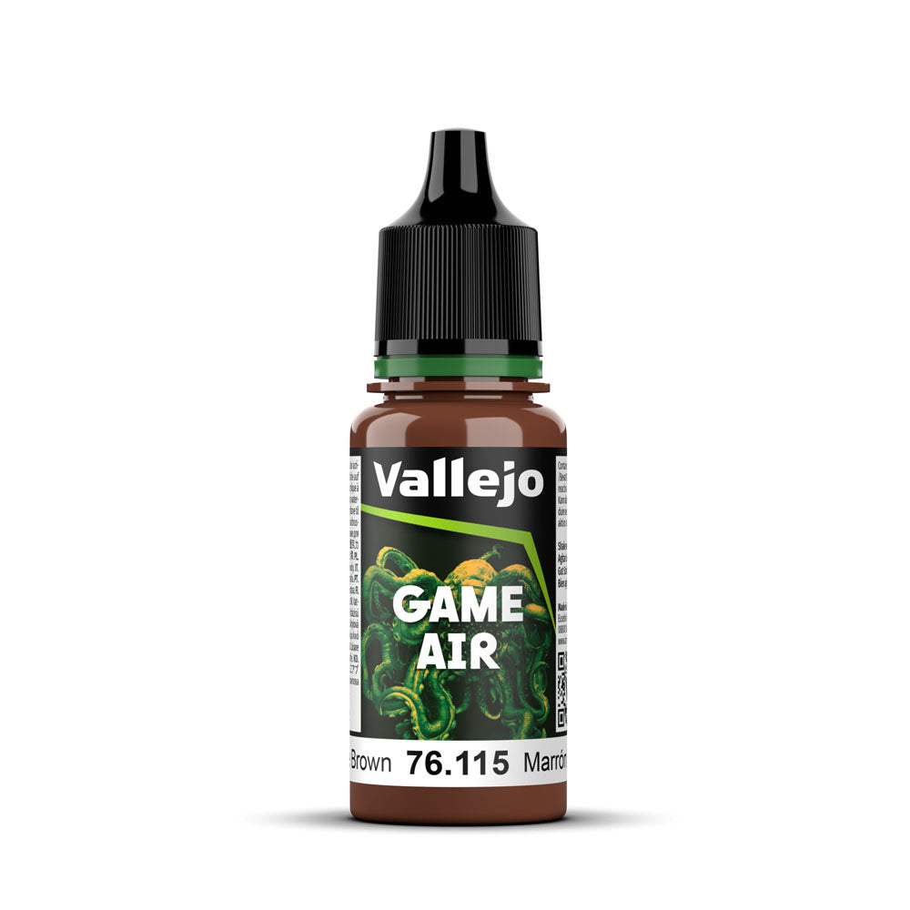 Vallejoゲームエアアクリルペイント18ml(茶色)