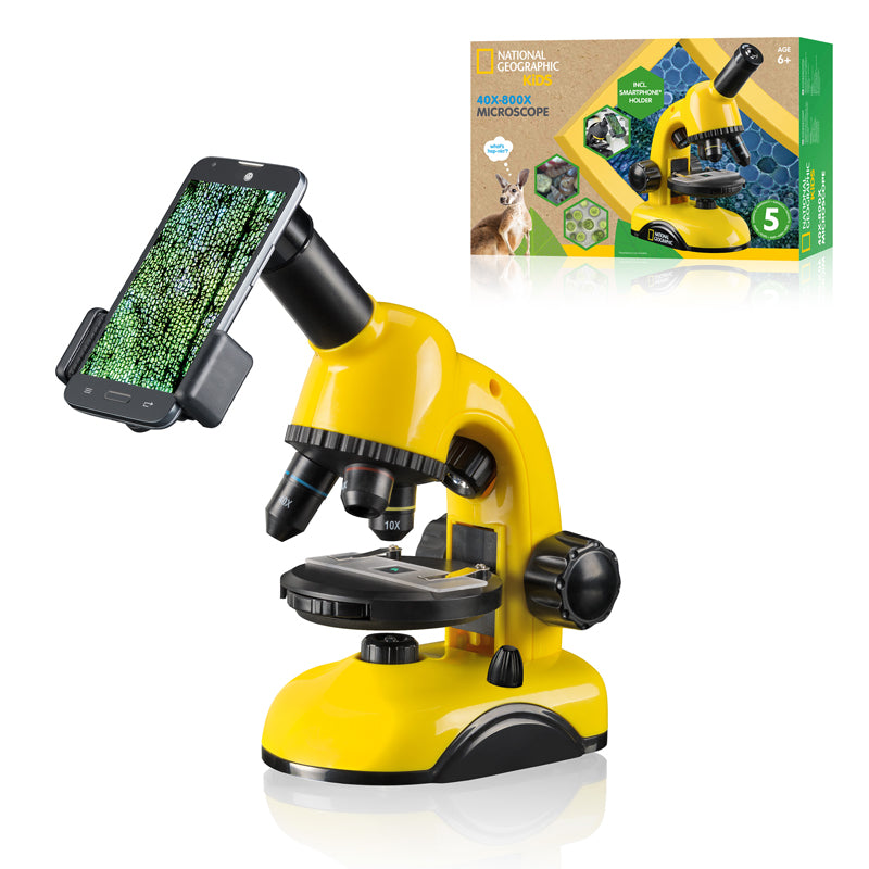 National Geographic 40x-800x Microscope w/ Smartphone Viewer