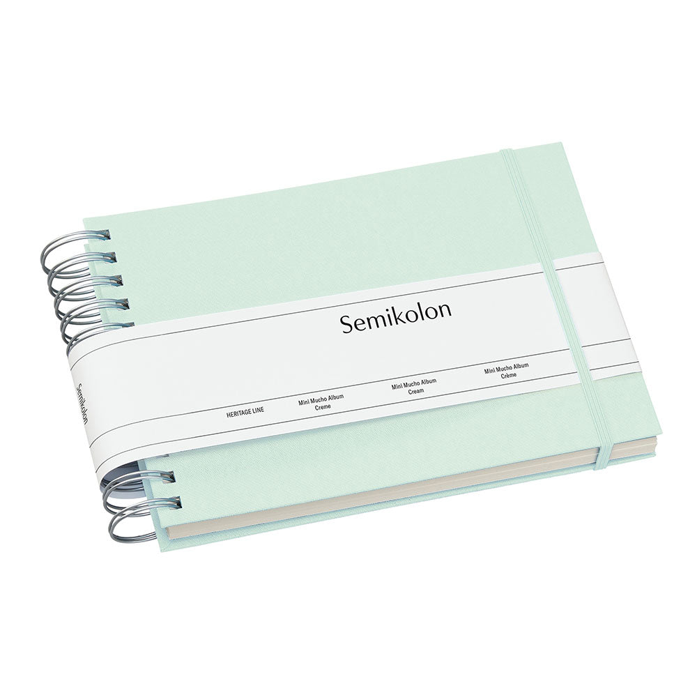 Spiral Muchoフォトアルバムクリームページ(モス)