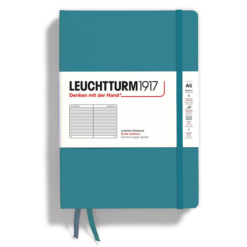 leuchtturmハードカバーはノートブックa5(青)を支配しました
