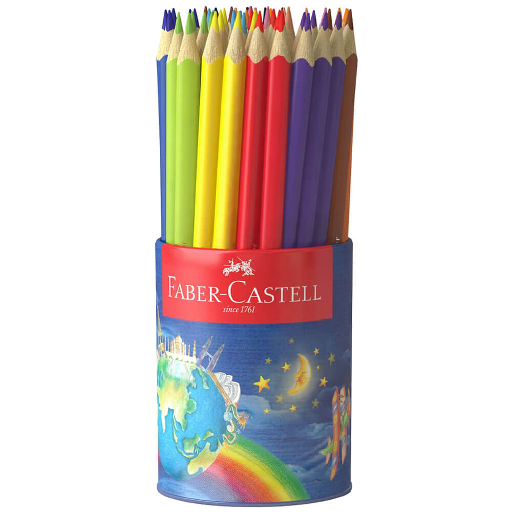 Faber-Castell Junior dreieckiger Buntstift, 50 Stück