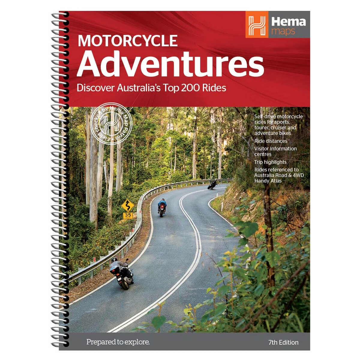 Atlante della moto australiana di Hema con 200 migliori corse