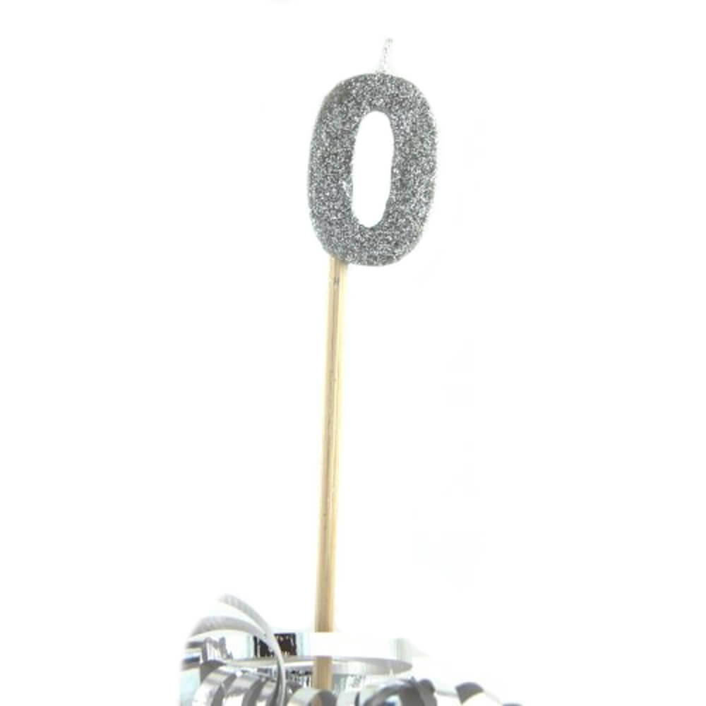 アルペングリッターロングスティックキャンドル(銀)