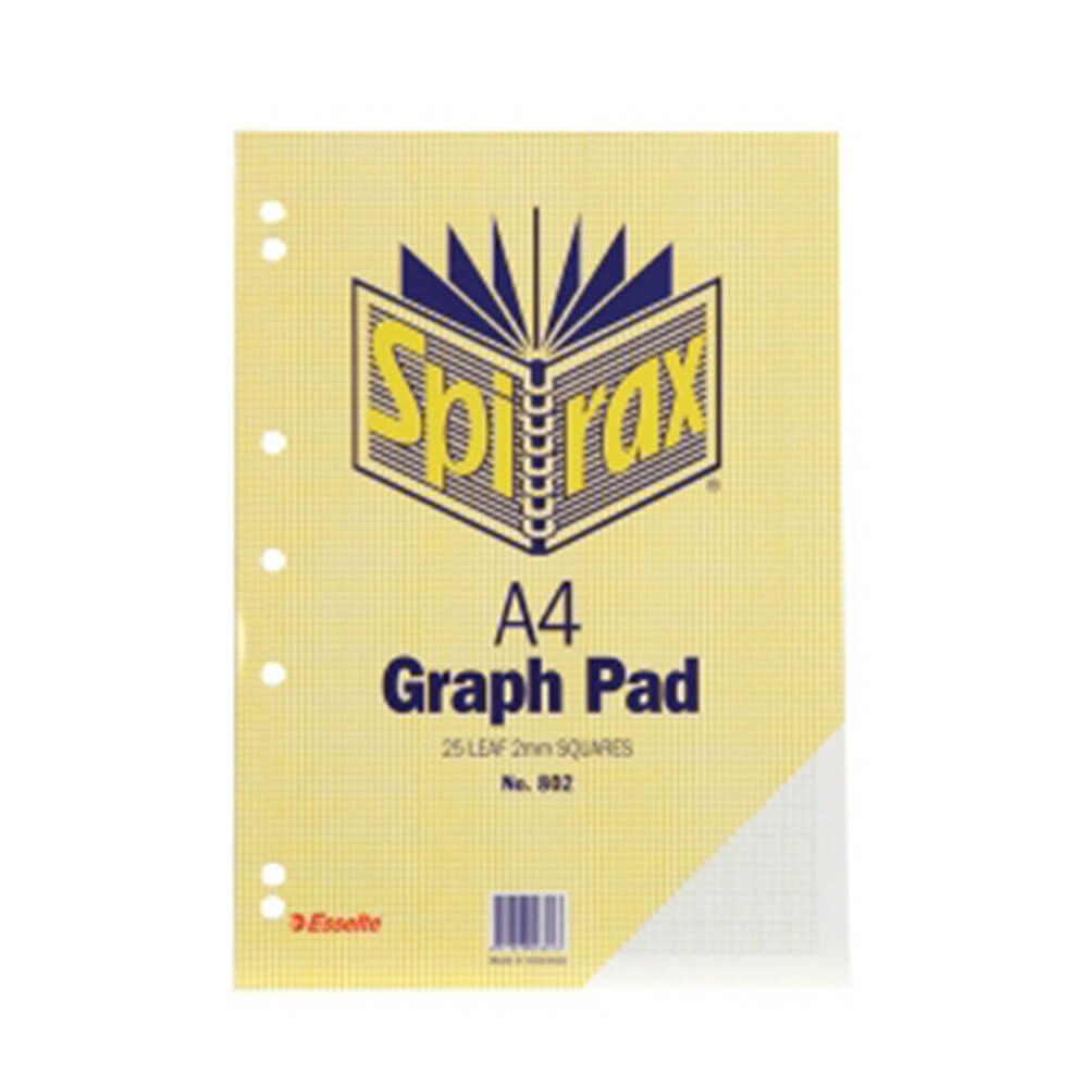 Spirax A4 25-Blatt-Grafikblock (10er-Pack)