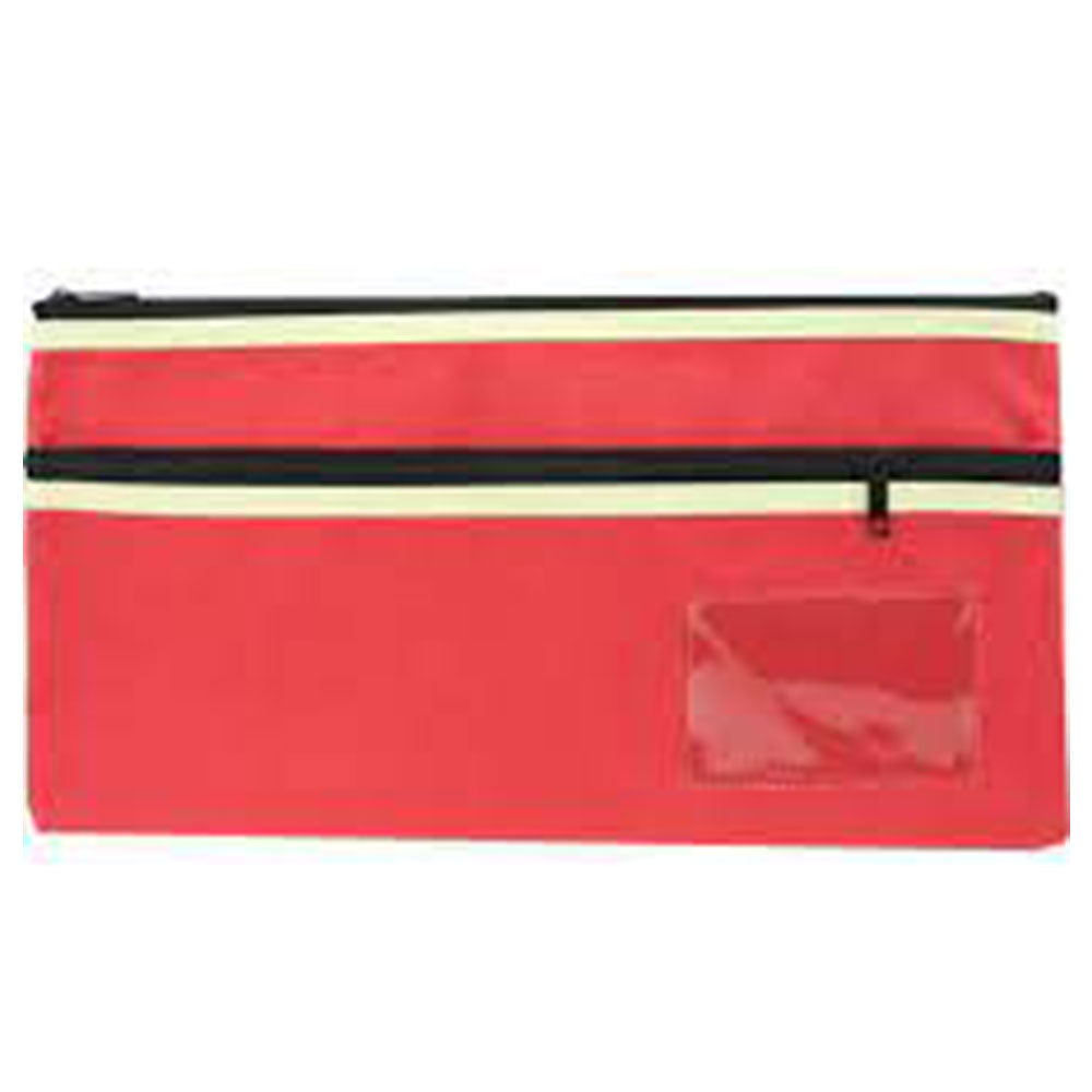Osmer Jumbo Polyester 2-Zip Pencil Case (35x18 cm)