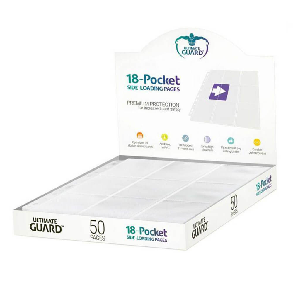 Ultimate Guard 18 Pocket Side Loading 50 sider