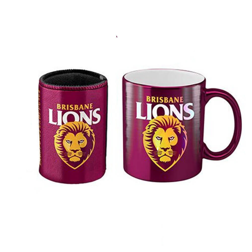 AFLメタリックコーヒーマグ&クーラーパック