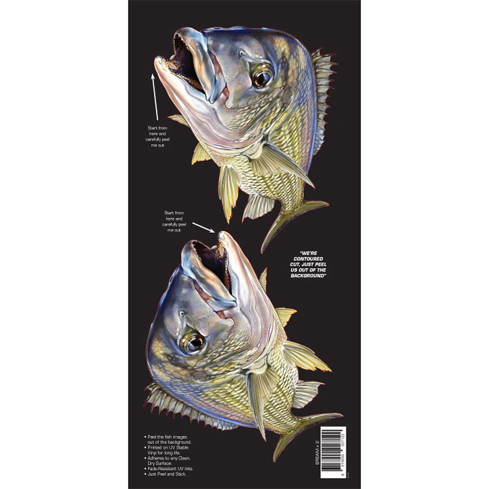 レトロスタイルのデュアルボートフィッシュスティッカ（小）