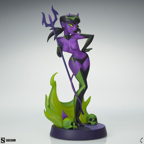 Shane Glines Devil Girl (Purple & Green) Statue