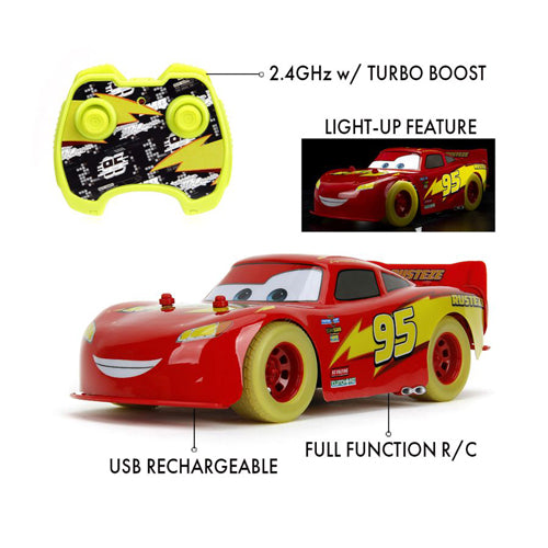 Cars 1:14 Lightning Mcqueen (Glow) Remote Control Car