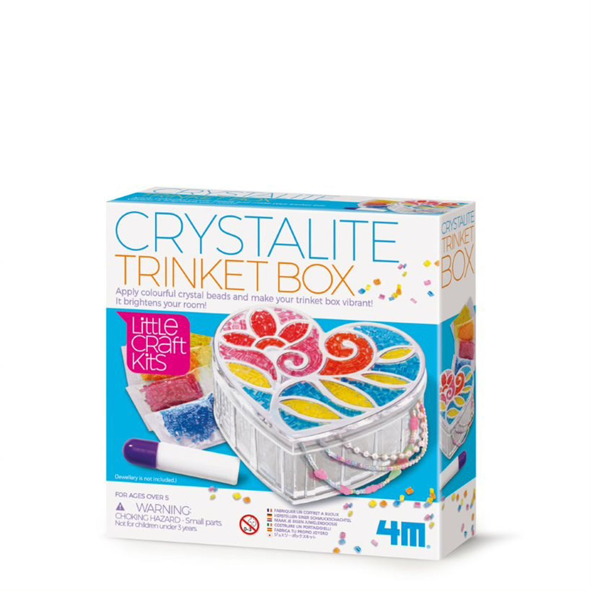 4M Little Craft Crystalite Trinket box