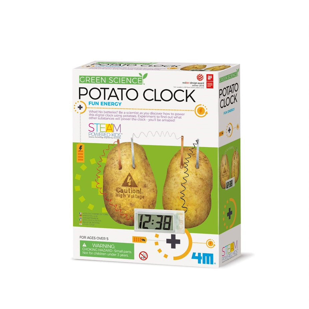 4M Green Science Potato Clock Kit