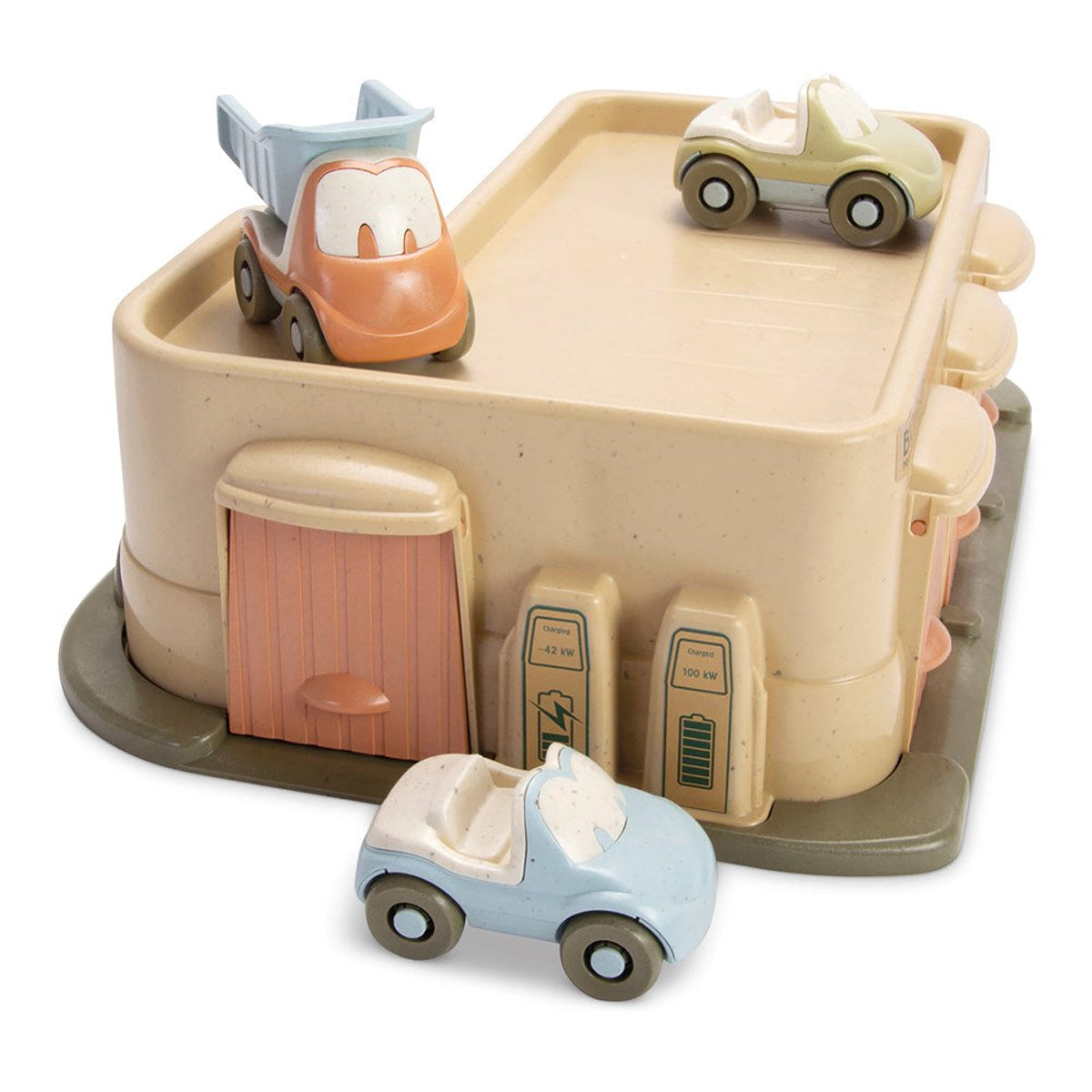 Dantoy BIOplastic Garage + 3 Cars