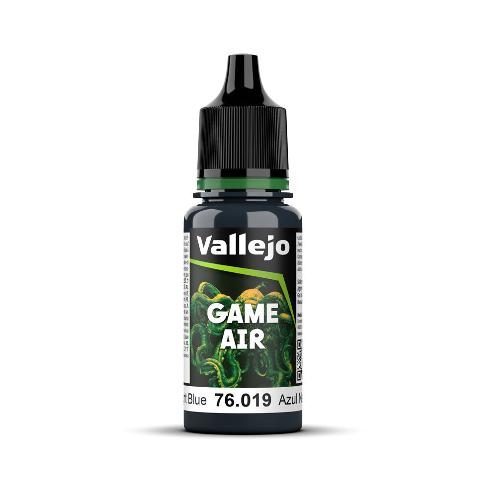Vallejo Game Air Acrylic Paint 18mL (Night Blue)