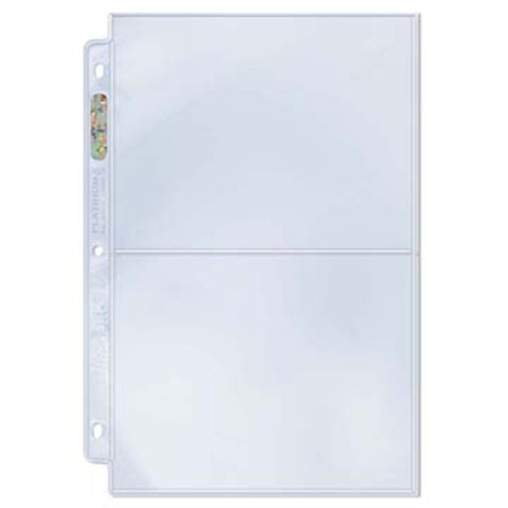 Ultra Pro 2-Pocket Platinum Page Album (5x7in)