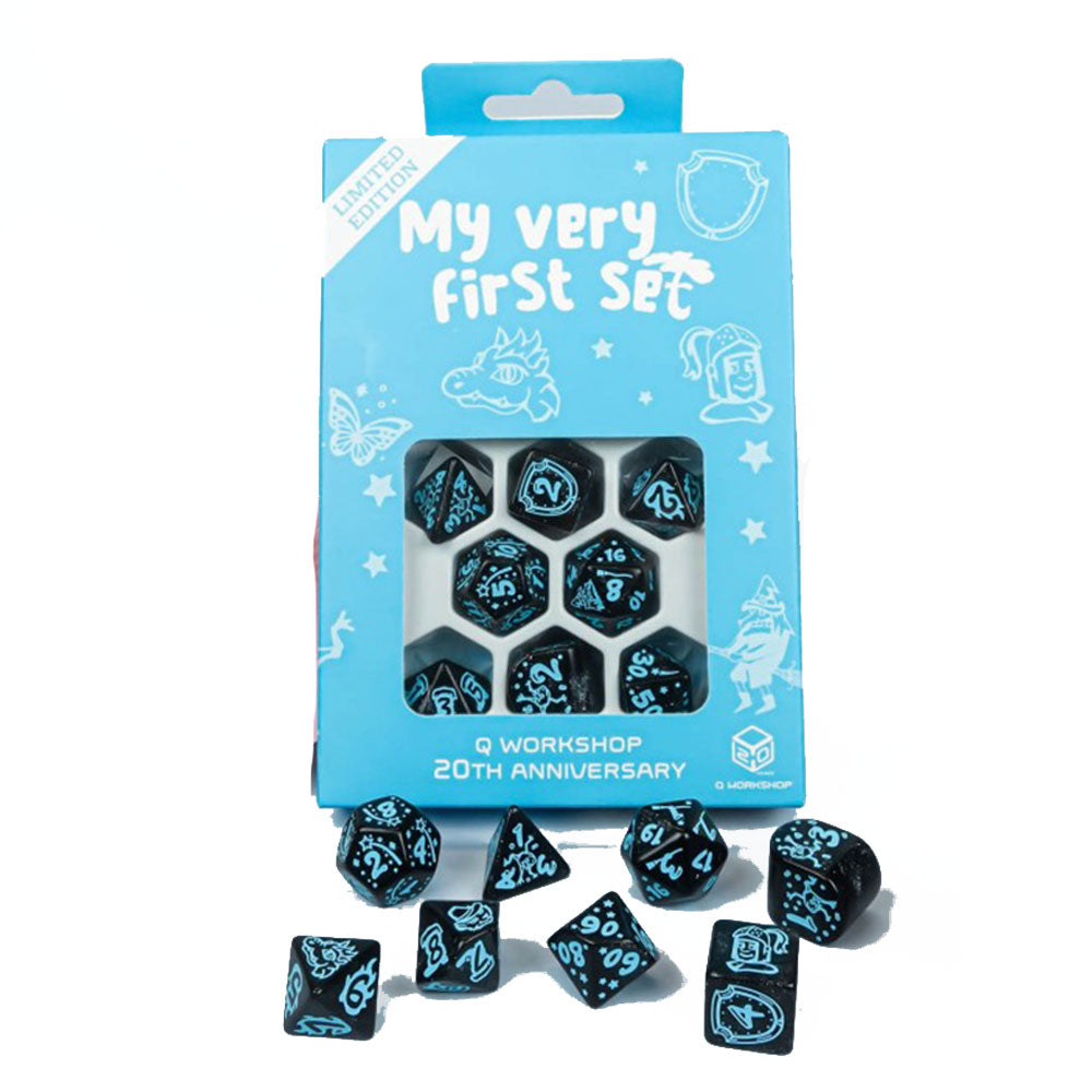 Q Workshop 20 Year Edition Dice Set (Pack of 7)