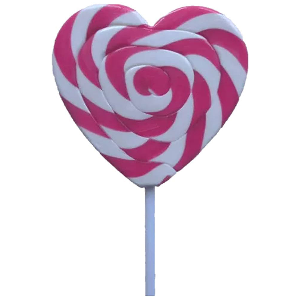 Candy Showcase Mega Swirl Heart Pops