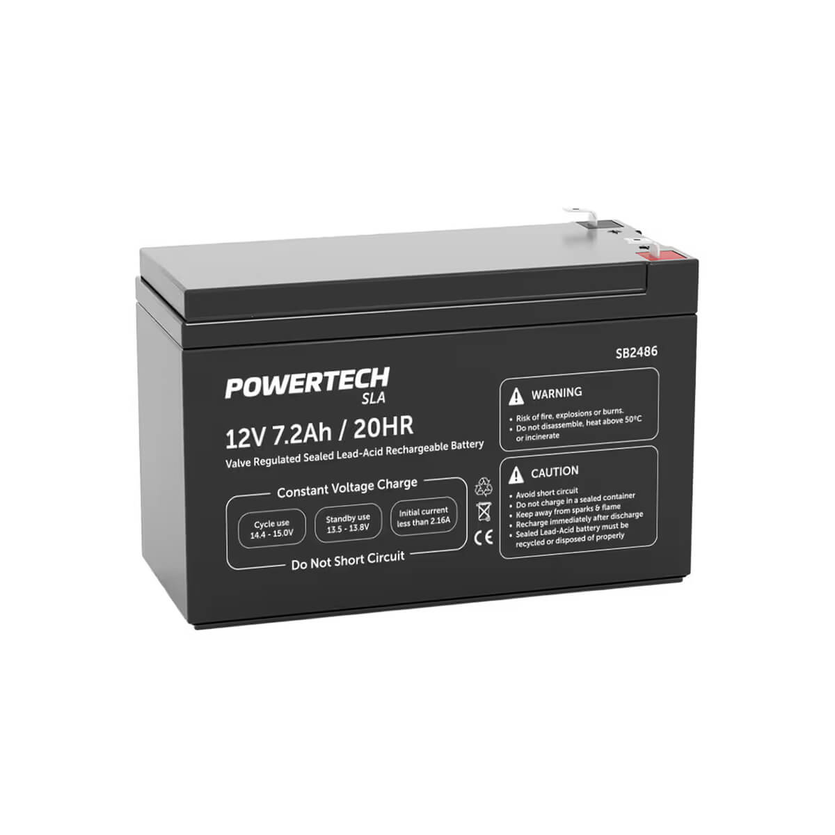 Bateria zapasowa SLA (12 V 7,2AH NBN)