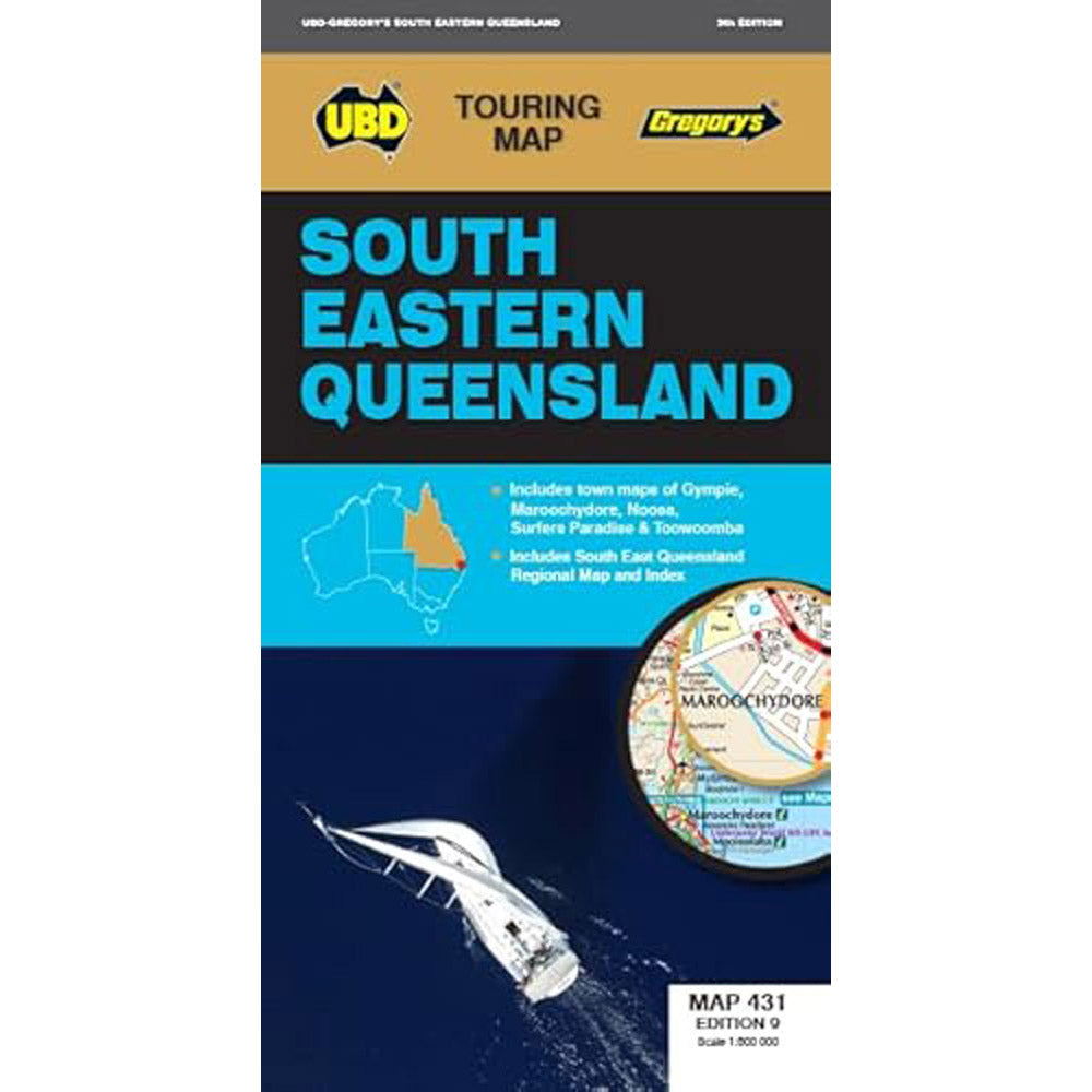 UBD-Gregory's South East Queensland Map 9th Edition