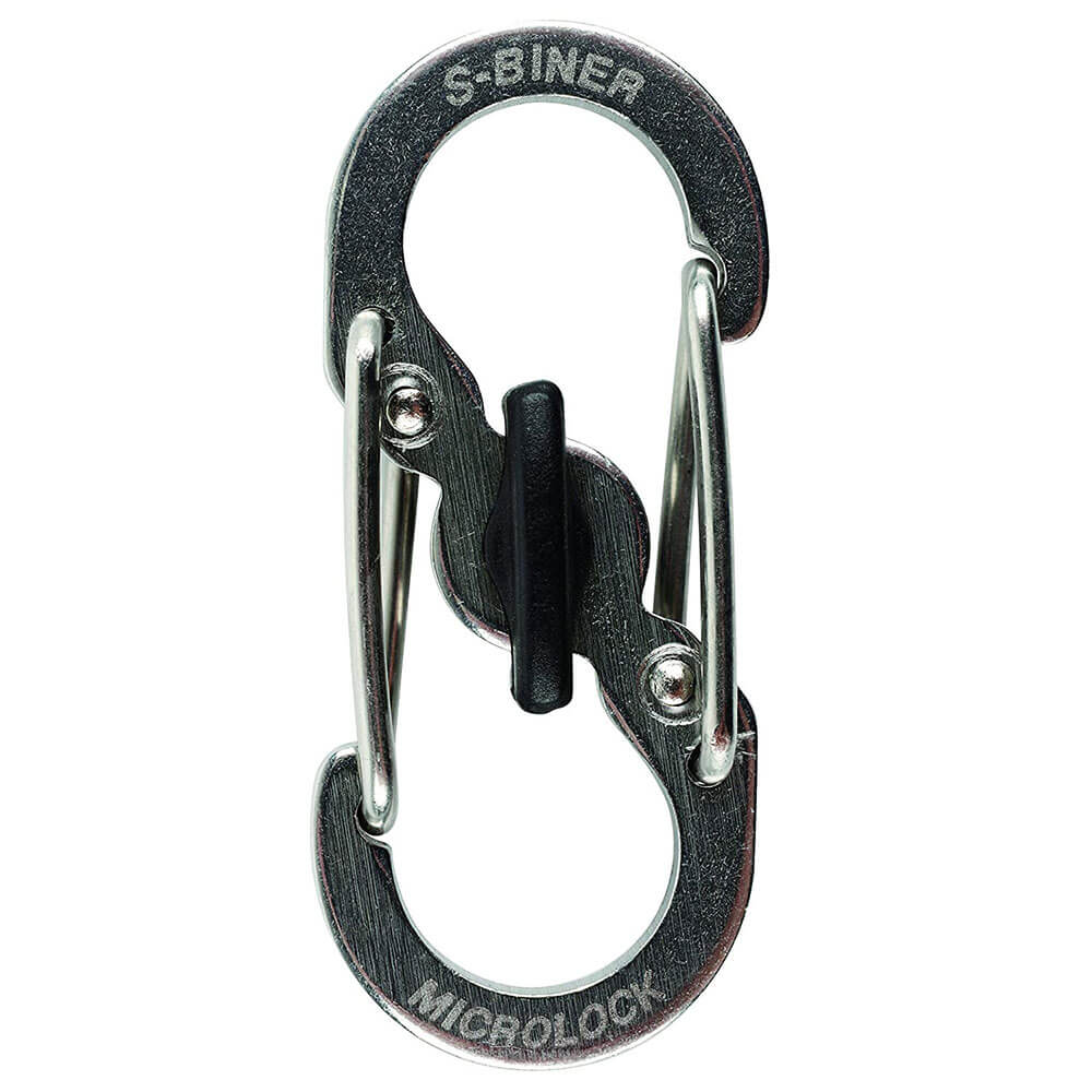 S-Biner Microlock roestvrij staal (2 pack)